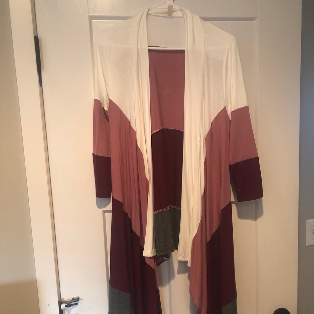 Color Block Cardigan